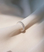 [92.5 Silver] Color Cubic Point Ear Cuff - HOLIHOLIC