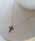 [92.5 Silver] Cross Pendant Necklace - HOLIHOLIC