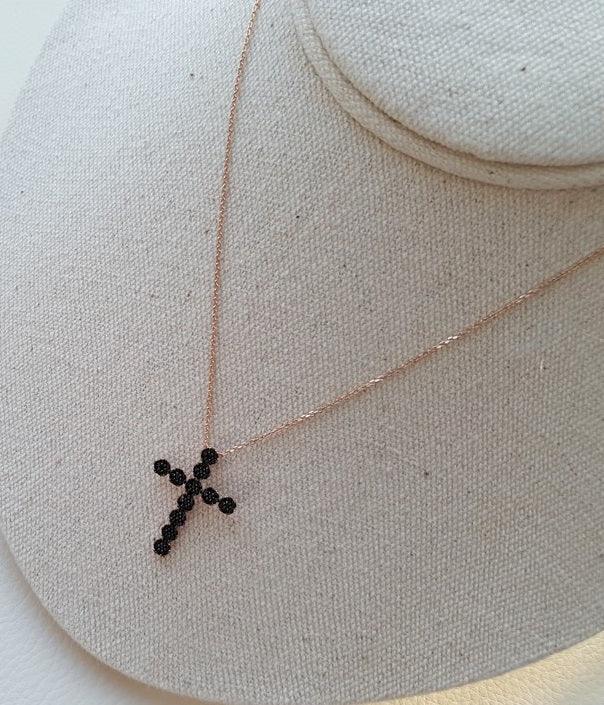 [92.5 Silver] Cross Pendant Necklace - HOLIHOLIC