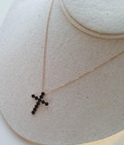 [92.5 Silver] Cross Pendant Necklace