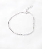 [92.5 Silver] Dot Chain Simple Bracelet - HOLIHOLIC