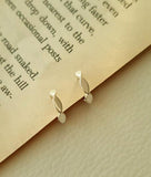 [92.5 Silver] Edge Ring Earrings - HOLIHOLIC