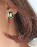 [92.5 Silver] Flower Point Earrings-Holiholic
