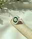 [92.5 Silver] Flower Point Open Ring-Holiholic