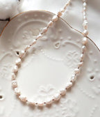 [92.5 Silver] Fresh Water Pearl Necklace - HOLIHOLIC