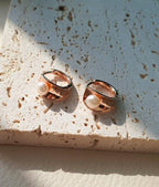 [92.5 Silver] Fresh Water Pearl Point Earrings - HOLIHOLIC