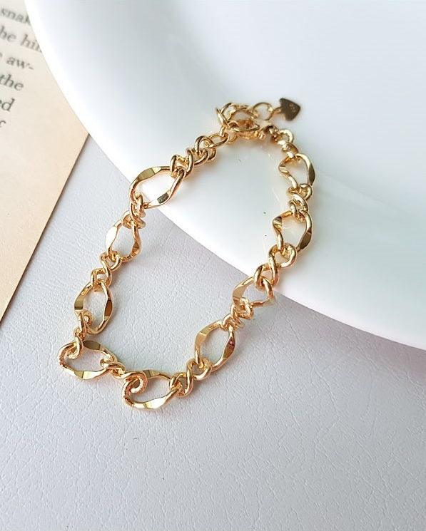 [92.5 Silver] Luxe Curb Chain Bracelet - HOLIHOLIC