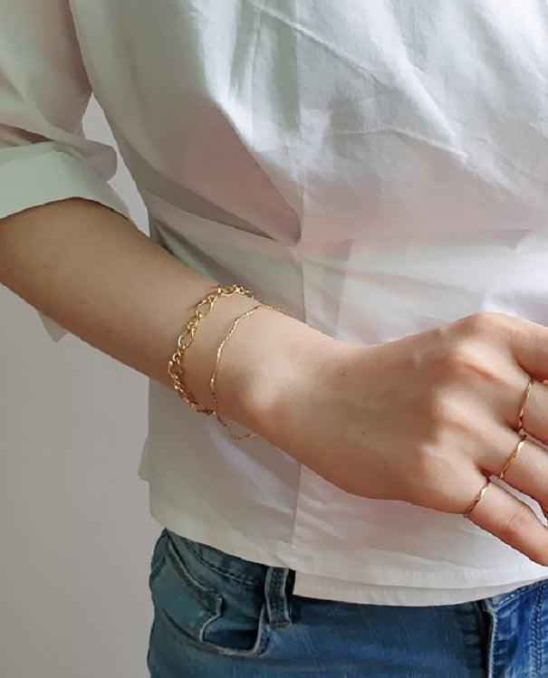 [92.5 Silver] Luxe Curb Chain Bracelet Secondary image