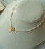 [92.5 Silver] Mini Hexagon Pearl Necklace - HOLIHOLIC