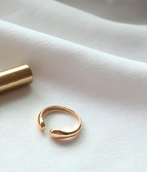 [92.5 Silver] Open Pinky Ring - HOLIHOLIC