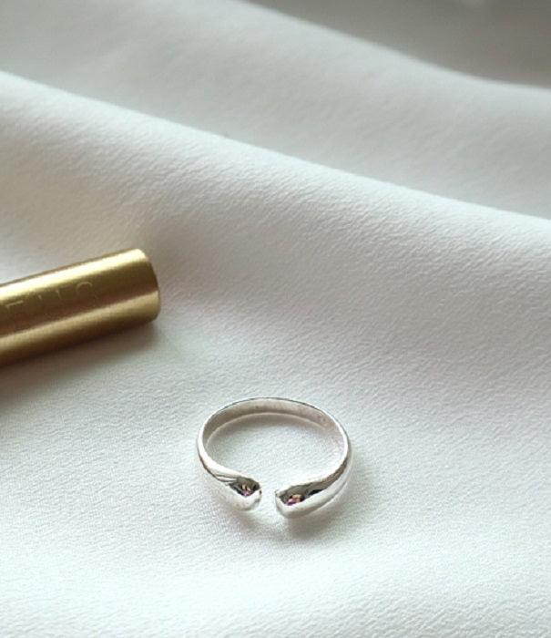 [92.5 Silver] Open Pinky Ring - HOLIHOLIC