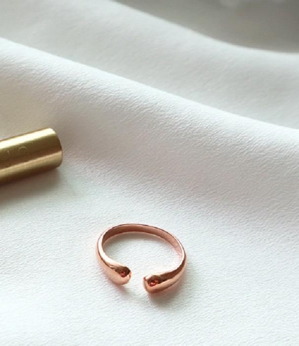 [92.5 Silver] Open Pinky Ring - HOLIHOLIC