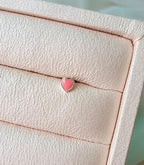 [92.5 Silver] Pastel Heart Stud Piercing - HOLIHOLIC