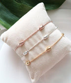 [92.5 Silver] Silver Ball Chain Bracelet - HOLIHOLIC