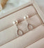 [92.5 Silver] Swarovski Pearl Drop Earring - HOLIHOLIC