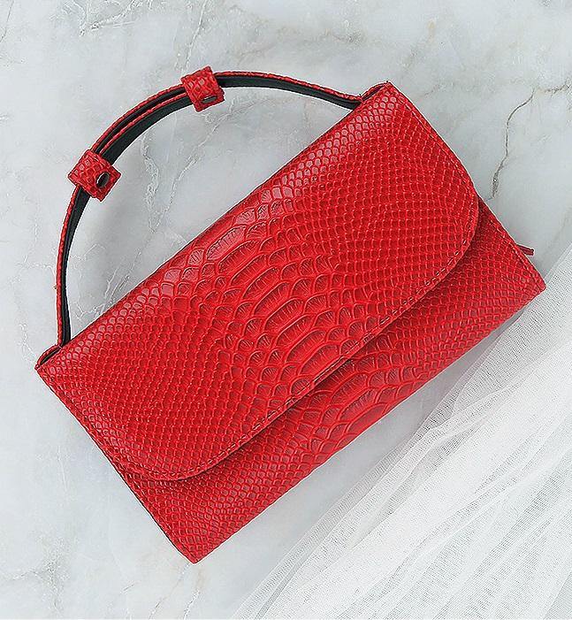 Kate & Jamie Leather Clutch Bag - HOLIHOLIC