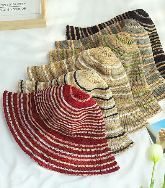 Urban Stripe Bucket Hat - HOLIHOLIC Main image