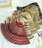Urban Stripe Bucket Hat - HOLIHOLIC
