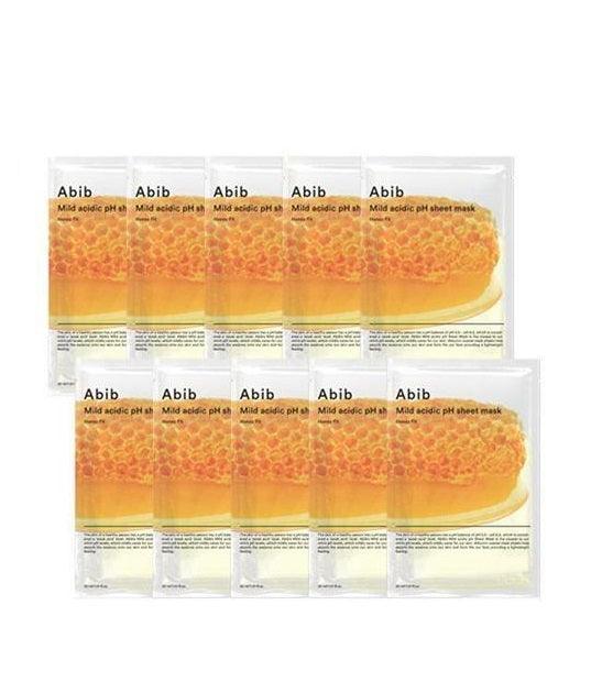 [Abib] Mild Acidic pH Sheet Mask Honey Fit 10 Sheets - HOLIHOLIC