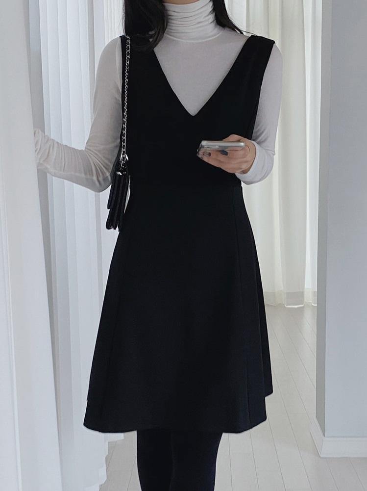 All Black Flare Dress | The best Dresses HOLIHOLIC All Black Flare Dress | The best Dresses HOLIHOLIC