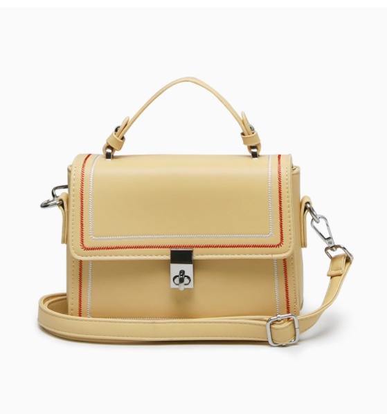 Amelia Stitch Double Strap Bag - HOLIHOLIC