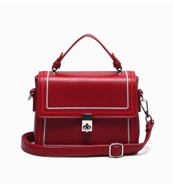 Amelia Stitch Double Strap Bag - HOLIHOLIC