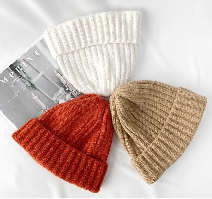 Angora Chunky Ribbed Beanie Secondary image