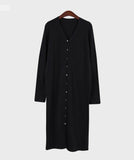 Angora Knit Midi Dress - HOLIHOLIC
