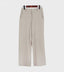 Ankle Straight Linen Pants - HOLIHOLIC