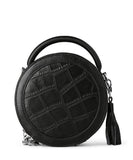 Authentic Leather Round Cross Bag