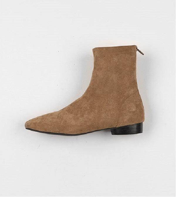 Back Stage Suede Ankle Boots - HOLIHOLIC