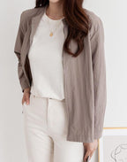 Basic High Neck Jacket - HOLIHOLIC