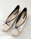 Black Bow Point Flats - HOLIHOLIC