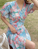 Blossom Wrap Maxi Dress