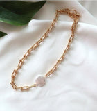 Bold Chain and Pearl Necklace - HOLIHOLIC