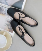 Bow Knot Strap Flats - HOLIHOLIC