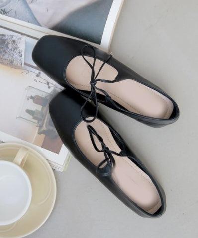Bow Knot Strap Flats - HOLIHOLIC