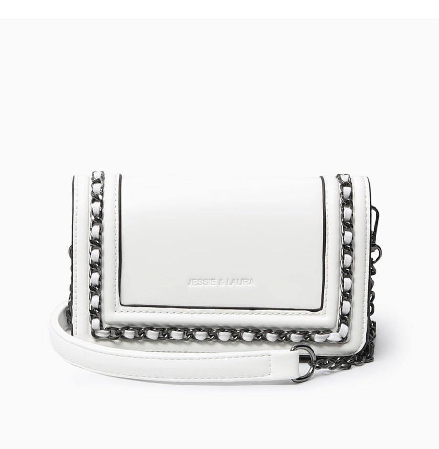 Chain Décor Mini Square Bag - HOLIHOLIC