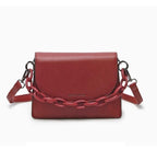 Chain Handle Cross Body Bag - HOLIHOLIC
