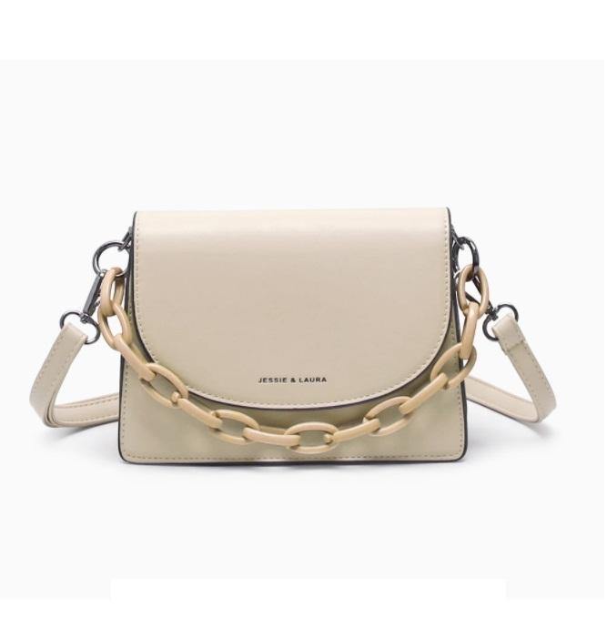 Chain Handle Cross Body Bag - HOLIHOLIC