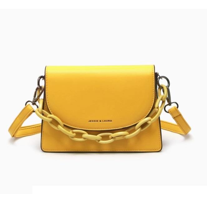 Chain Handle Cross Body Bag - HOLIHOLIC