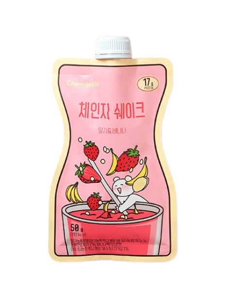 [Changefit] Change Shake #Strawberry & Banana Flavor 1ea