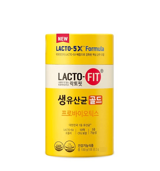 [Chong Kun Dang] NEW LACTO-FIT Probiotics Gold 30 Sticks - HOLIHOLIC