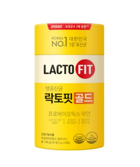 [Chong Kun Dang] NEW LACTO-FIT Probiotics Gold 50 Sticks