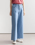 Cool Denim Wide Leg Jeans - HOLIHOLIC