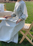 Cotton Flare Maxi Dress - HOLIHOLIC