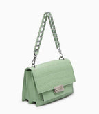 Croc Embossed Chain Bag - HOLIHOLIC