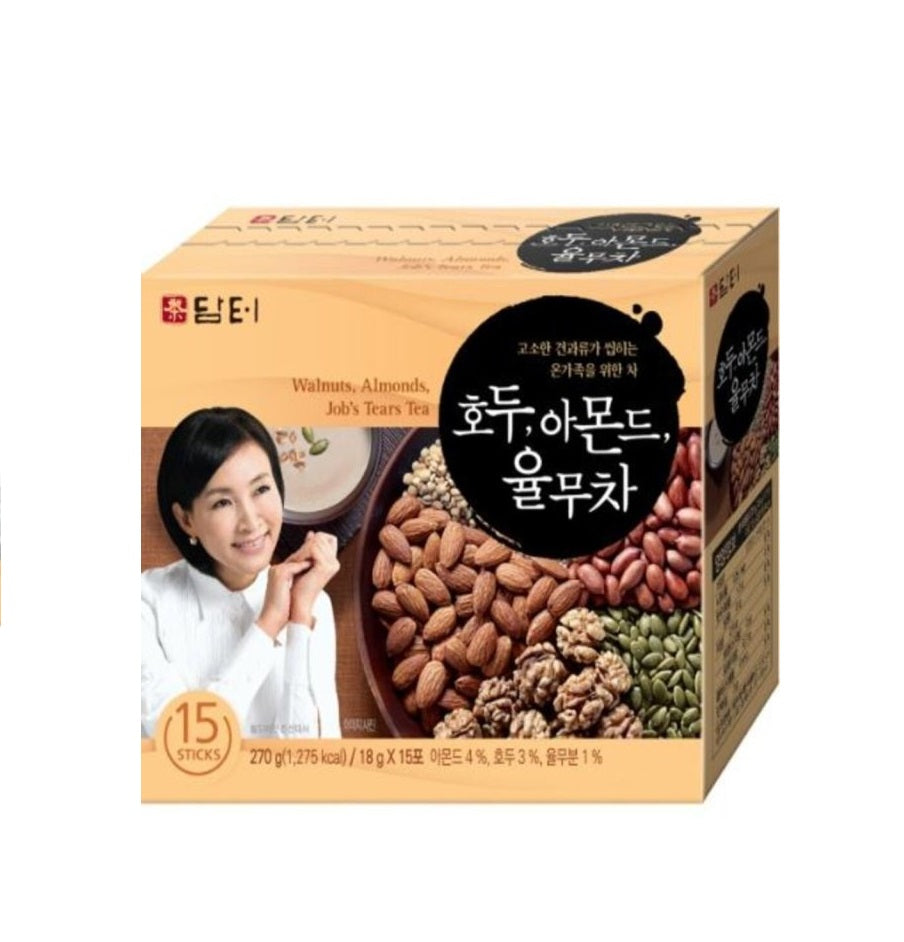 [DAMTUH] Walnut Almond Adlay Tea Powder 15 Sticks-Holiholic