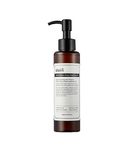 [Dear, Klairs] Gentle Black Deep Cleansing Oil 150ml - HOLIHOLIC