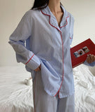 Delia Stripe Pajama Set